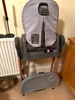 Maxi-Cosi Baby High Chair Removable Tray, Footrest & Seat Cushion - Grey