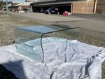 ITALIAN TEMPERED GLASS COFFEE TABLE - FIAM RIALTO STYLE - cost c£500 new