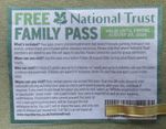 National Trust Voucher/Pass ~Valid Until 28th August 2026 Summer School Holiday
