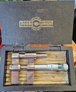 Vintage Moore and Wright Depth Gauge Micrometer, Sheffield England