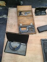 Mechanical Outside Micrometers Lot with Cases (Assorted Sizes) imperial 