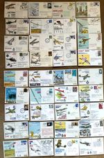 36 RAF Covers - ROYAL AIR FORCE, Aircraft, Military, Flight, Aviation  (Set GS4)