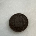 Spain 1870 5 Céntimos (Peseta) Coin, BN Colour, Uncertified