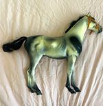 grey vintage cindy horse