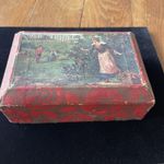 Antique vintage nougat de Montelimar Box - 1920's confectionery advertisement 