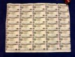 35-in-1 Uncut 1995 Hong Kong $20 Sheet With Original Receipts And Collector Tube