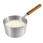 Induction Base Aluminium Saucepan Milk Pan Tea Pot Coffee Pan Wooden Handel