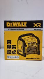 Dewalt DCR020 10.8V-18V Compact DAB(+)/FM Digital Jobsite Radio 240V Body Only