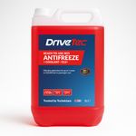 Drivetec AFRTUR5 Coolant AF Ready To Use Red 5L 5 Litres -38°C Antifreeze