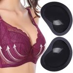 2 x Bra Inserts Self-Adhesive Push-up Breast Pad Sticky Bra Cups for Women UK