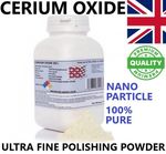 CERIUM OXIDE SCRATCH REMOVER WINDSCREEN GLASS POLISHING JEWELLERY POLISH FREE PP