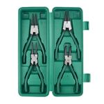 4PC 7" Circlip Pliers Set Internal External Bent Straight Ring Remover Retaining