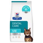 Hill's Diet Feline T/D Dental Care Chicken Dry Cat Food 3kg FAST DELIVERY