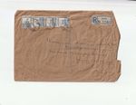 1946 PALESTINE REGISTERED AIRMAIL COVER TO USA W/ POSTAGE