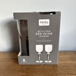 Denby Halo / Halo Red Wine Glasses X2 new boxed 