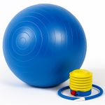 Exercise Ball with Pump Anti-Burst Gym Ball for Yoga Pregnancy & Pilates 65cm