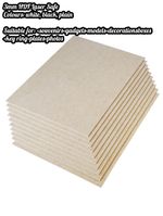 Laser MDF Sheets 3mm Painting Boards A4 A3 White Black Faced