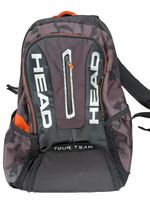 HEAD TOUR TEAM - Bag Backpack - Tennis/Badminton/Pickleball/Padel - Black/Orange
