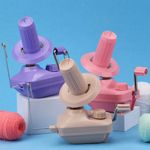 Portable Yarn Winder Manual Hand Operated Wool String Fiber Ball Spinner Roller
