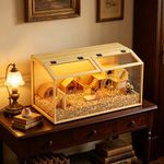 Large Wooden Hamster Cage with Flip Roof Breeder Hatching Box Enclosure Cabinet