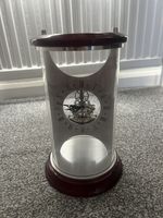 Very Unusual Skeleton Mantle Clock Working