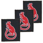 7th LIGHTMECHANISED BRIGADE 7TH BDE RED/BLACK TRF FLASH X3 TRF PACK