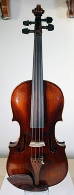 LISTEN TO VIDEO! OLD Antique BOHEMIAN VIOLIN, Jan B. Vavra studio