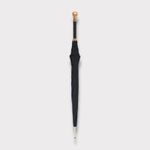 Alexander McQueen Skull Long Umbrella Black Gold Handle Made in Italy