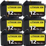 For Dewalt 18v Battery& Charger 12.0Ah 8Ah 6Ah XR Li-ion DCB184 DCB183 DCB182