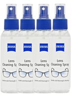 ZEISS Lens Cleaning Spray 4 x 120ml Streak-Free Cleaner for Glasses Cameras