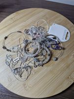 Small Bundle Silver Tone Costume Jewellery, Mostly Wearable, Maybe Tangled