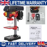 NEW HEAVY DUTY ROTARY PILLAR PRESS DRILLING BENCH DRILL PRESS GEARZAAR 300W