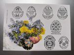 Cover Easter eggs All 8 cancellation postmarks - March 20, 2026