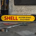 Shell Garage Classic Vintage Style Cast Iron Sign