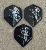 Very Rare Personally Signed Bobby George Dart Flights
