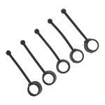 5 Pcs ‎Finger Strengthener Band 60lb Silicone Elastic Finger Extensor Exerciser