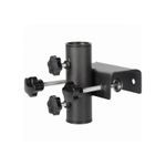 Railing Umbrella Clamp Black Matte Umbrella Clamp Bracket Textured Finish