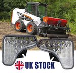 2PCS 90W LED Headlight Kit for Bobcat Skid Steer Loader S450 S510 S530 S550 S590