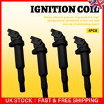 4x Ignition Coils Pack for BMW 3er 5er X5 X3 E39 E46 E90 E63 E64 316i 320i 530i