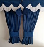 BLUE Premium Quality Dutch Style Blackout Curtains SCANIA DAF VOLVO MERC MAN REN