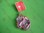 Christopher Radko Bloomingdale's Pink Beachy Keen Gem Glass Ornament