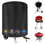 Kettle BBQ Cover - Barbecue Cover 420D Heavy Duty Oxford Fabric Round-77x90cm