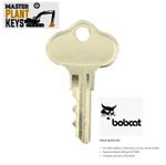 Bobcat Skid Steer Ignition Master Key 6512809 - Fits Older Models OEM part