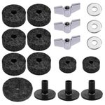 for Drum Set Cymbal Felts Long Cymbal Sleeves with Flange Base Cymbal Sleeves