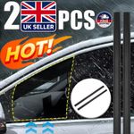 Universal Fit Car Side Window Wipers Noise Reduce for Clear View In Rain Weather