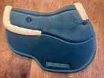 EQUIPAD Velvet Close Contact Saddle Pad Memory Foam COB SIZE Teal Cream Fluffy
