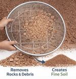 Sieve Riddle Garden Soil Over Size Gigant  Large Gardening  Riddler Sifter 52 cm