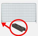 Heras Harris Fencing Feet - direct from the factory next day free delivery