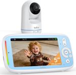 Boifun Baby Monitor with 5" IPS Screen, 360° Camera 2-Way Audio, VOX No Wifi Cam