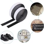 SELF ADHESIVE TAPE Hook and Loop Double-Sided Stick On Fastener Strips